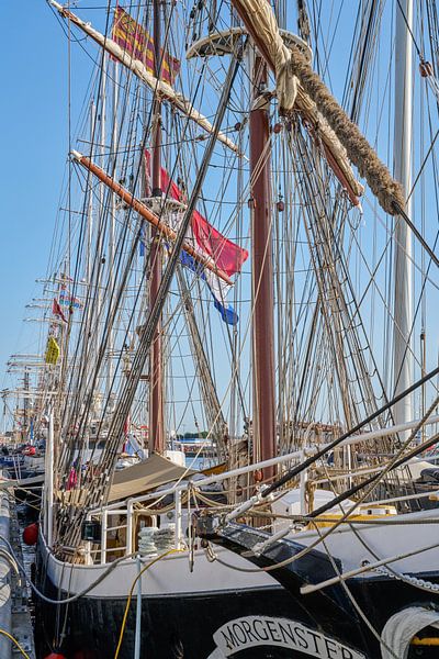Sail Den Helder 2023 with Tall Ship Morgenster by eric van der eijk