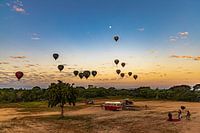 Zonsopkomst  in Myanmar