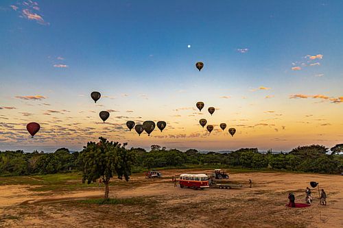 Sonnenaufgang in Myanmar
