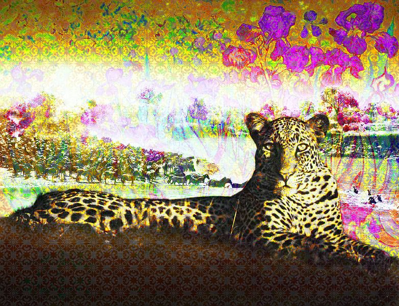 Leopard by Zanolino, Richter and Van Gogh by Giovani Zanolino