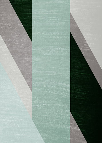 Moderne geometrische abstrakte Wandkunst
