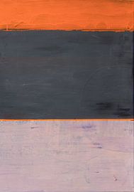 Stripes grey orange pink by Karen und Simone Lehmann