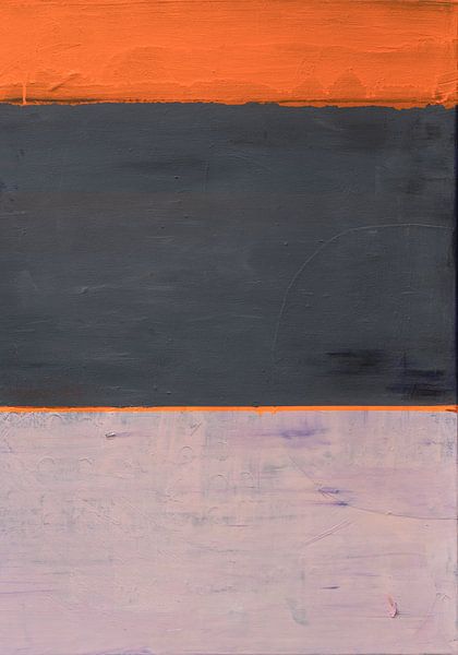 Stripes grey orange pink by Karen und Simone Lehmann