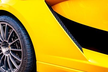 Lamborghini Gallardo Superleggera détail de l'admission d'air de la voiture de sport sur Sjoerd van der Wal Photographie