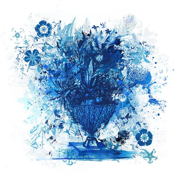 Royal Blue Bouquet by Teis Albers