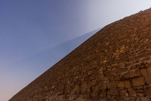 Light over the pyramid