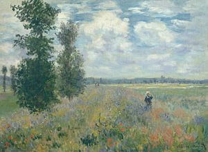 Poppy Fields près de Argenteuil, Claude Monet