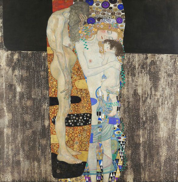 Die drei Lebensalter der Frau, Gustav Klimt von Meisterhafte Meister