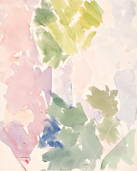 Kleurenstudie voor het schilderij Langelinie, Edvard Weie van Meesterlijcke Meesters