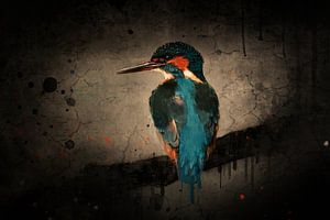 Martin-pêcheur artistique