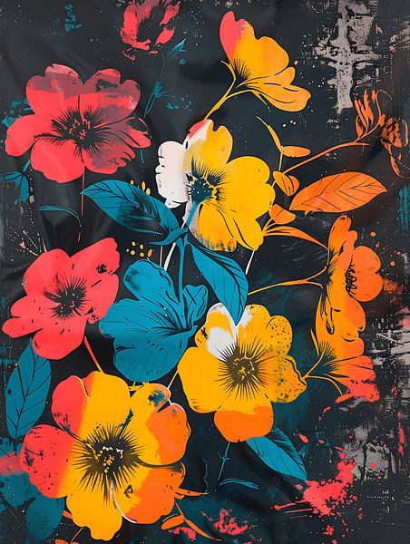 Printed flowers I by Gypsy Galleria