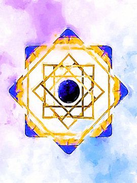 Gouden Geometrie – Mandala van Licht en Balans van Atelier Monadikós