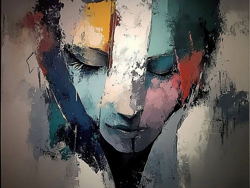 Vrouwenfiguur | Silent Color Symphony