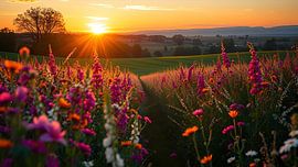 Une splendeur florale idyllique sur Jean Pierre