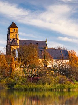 Castle church in autumn by Daniela Beyer