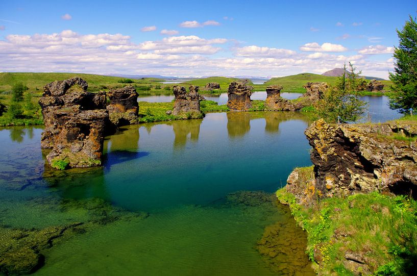 Lavaformationen an Myvatn par Reinhard  Pantke
