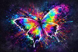 A Butterfly’s Symphony of Colours – Color Splash Butterfly by ButterflyPix