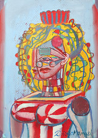 Kopf einer Frau von Diego Manuel Rodriguez