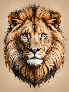 Le Roi Lion sur H.Remerie Photographie et art numérique