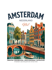 Amsterdam – Romantic canal charm with a vintage twist