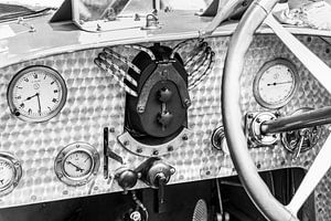 Tableau de bord d'une voiture de course Bugatti Type 35 des années 1920 sur Sjoerd van der Wal Photographie