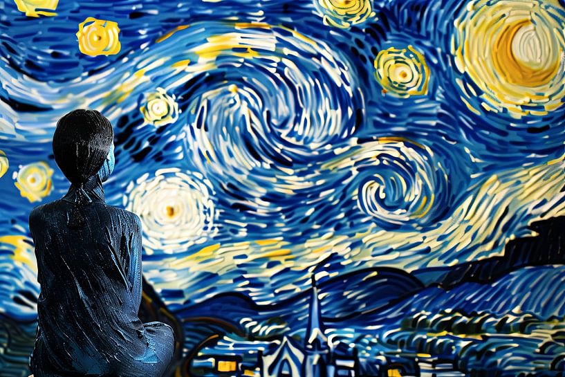 under the starry night van Egon Zitter