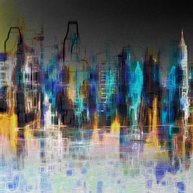 1. Urban landscape, Manhattan, NY. by Alies werk