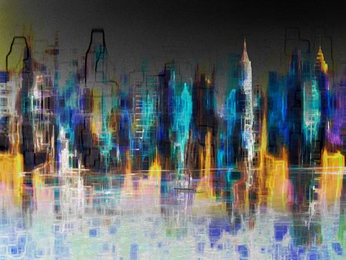 1. Paysage urbain, Manhattan, NY.