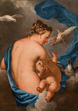 Pietro Liberi, Venus en Amor, 1658-59 van Atelier Liesjes
