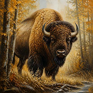 Wildtiere – Ungezähmte Anmut – Bison 1