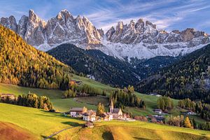 Herbst im Villnößtal Südtirol