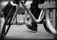 Man by bike