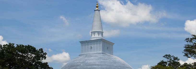 Ruwanwelisaya-Tempel in der Nähe von Anuradhapura von Marilyn Bakker