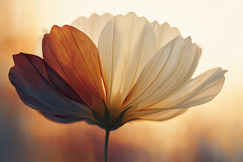 Blumenpracht im schwindenden Licht