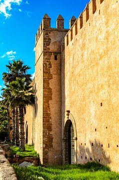 City wall Rabat Morocco by Dieter Walther