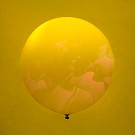 Abstrait moderne. Minimalisme. Couleur moutarde.