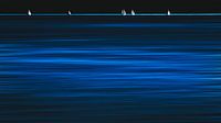 Segelboote im Blau von Heiko Westphalen Miniaturansicht