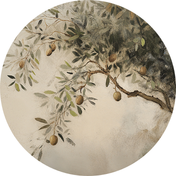 Olijfboom van Japandi Art Studio