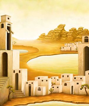 Desert city by SergeivoArt