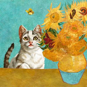 Vincent van Gogh's Cat (and a butterfly)