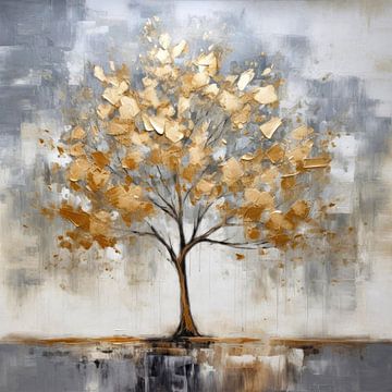 Arbre aux feuilles dorées sur ARTemberaubend