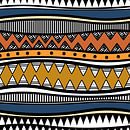Navajo Pattern Aztec Abstract 3 van Gisela- Art for You thumbnail