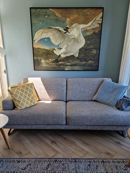 Customer photo: The endangered swan, Jan Asselijn, on canvas