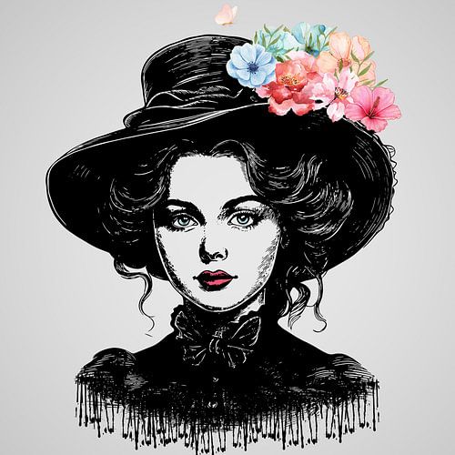 Schwarze Witwe Blumen