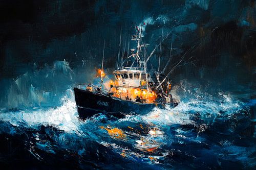 Vissersboot Storm