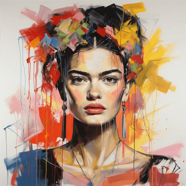 Portrait inspired by Frida by Studio Allee