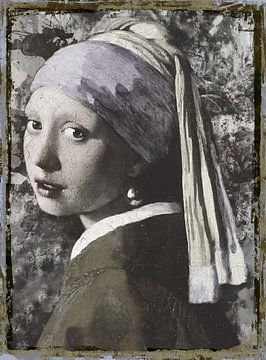 Das Mädchen mit dem Perlenohrring - Graue Ausgabe von Gisela
