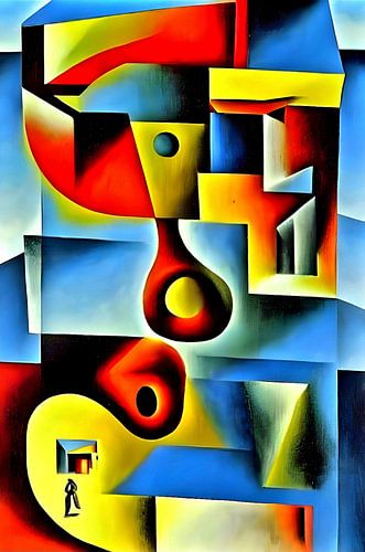 Abstraktes Wandbild XI