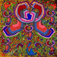 coloured abstract and geometric shapes