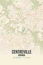 Vintage map of Centreville (Virginia), USA. by MyCityPoster thumbnail